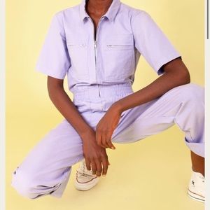 L.F. Markey Danny Boilersuit in Lilac, Size 8